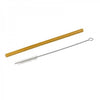 Paja de Bambu 20 cm (10 unidades) + Cepillo - utensilioscocteleria